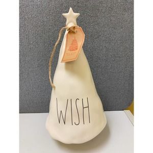Rae Dunn Artisan Collection by Magenta WISH Christmas tree star on top WISH